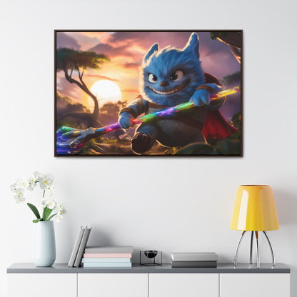 Guardian of the Enchanted Forest - Gallery Canvas Wraps, Horizontal Frame