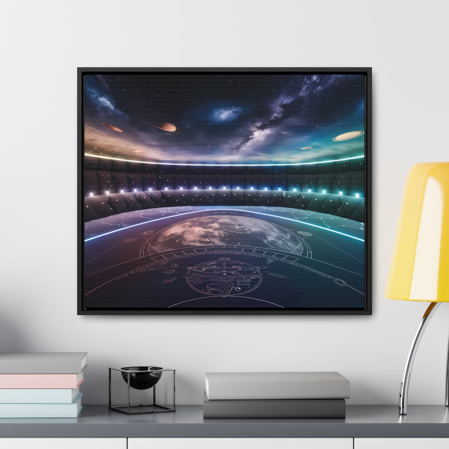 Stellar Observatory Nexus - Gallery Canvas Wraps, Horizontal Frame