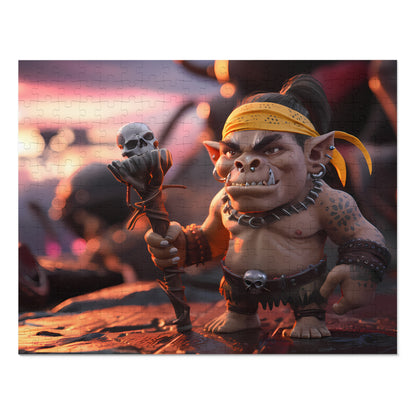 Ogre Shaman at Sunset - Jigsaw Puzzle (30, 110, 252, 500,1000-Piece)