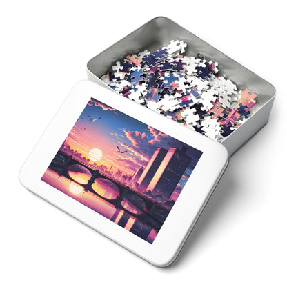 Twilight Serenity Over the City - Jigsaw Puzzle (30, 110, 252, 500,1000-Piece)