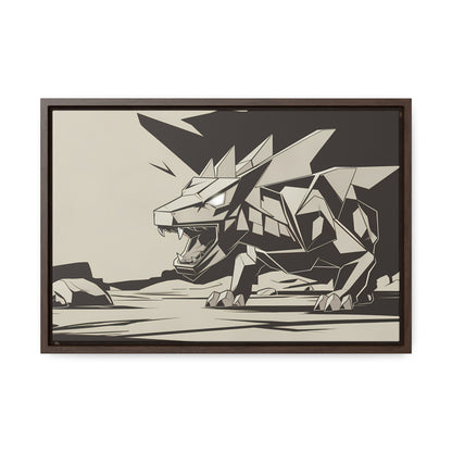 Raging Stone Guardian - Gallery Canvas Wraps, Horizontal Frame