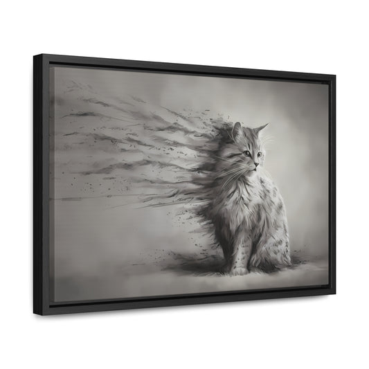 Ephemeral Whiskers - Gallery Canvas Wraps, Horizontal Frame