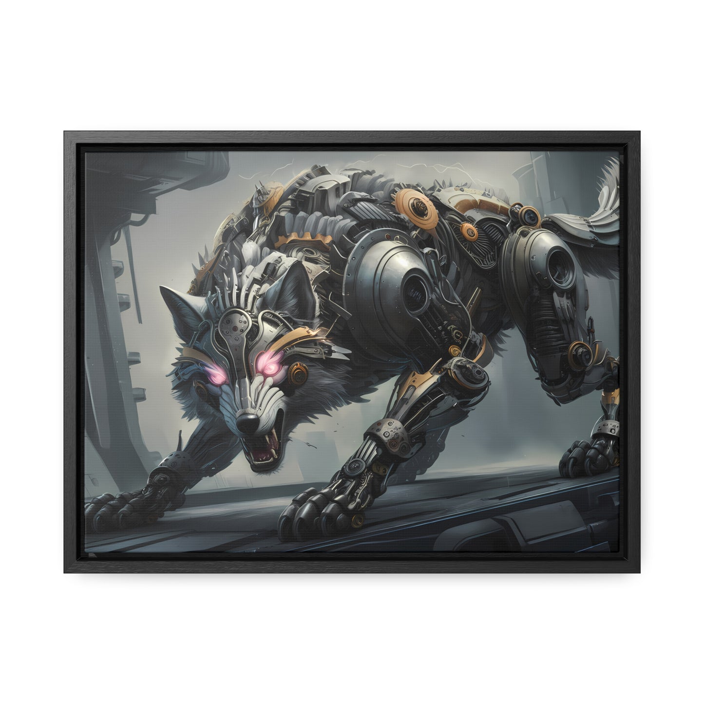 Cybernetic Alpha - Gallery Canvas Wraps, Horizontal Frame