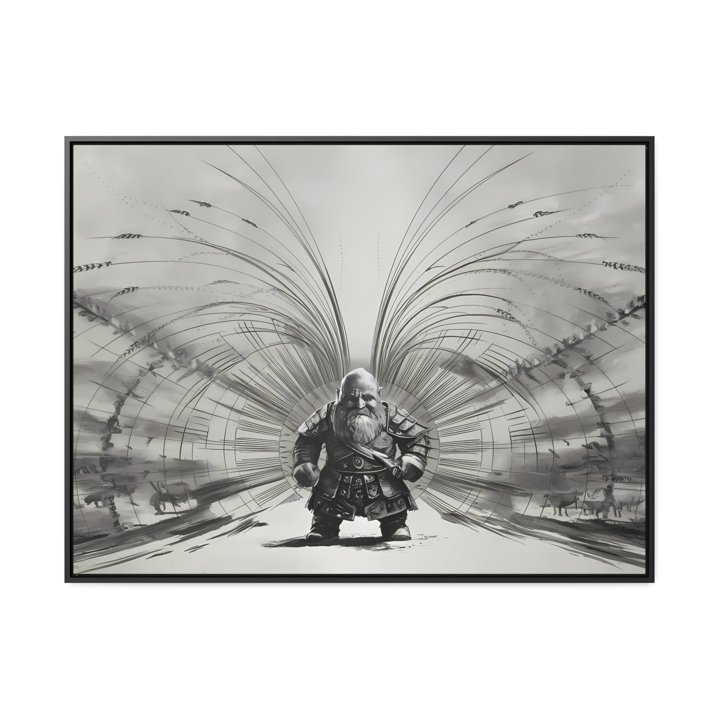 Guardian of the Elemental Winds - Gallery Canvas Wraps, Horizontal Frame