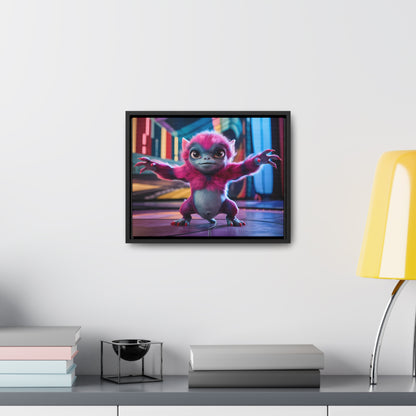 Cosmic Critter on the Dance Floor - Gallery Canvas Wraps, Horizontal Frame