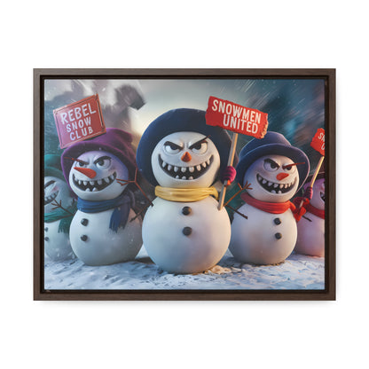 Frosty Revolt - Gallery Canvas Wraps, Horizontal Frame