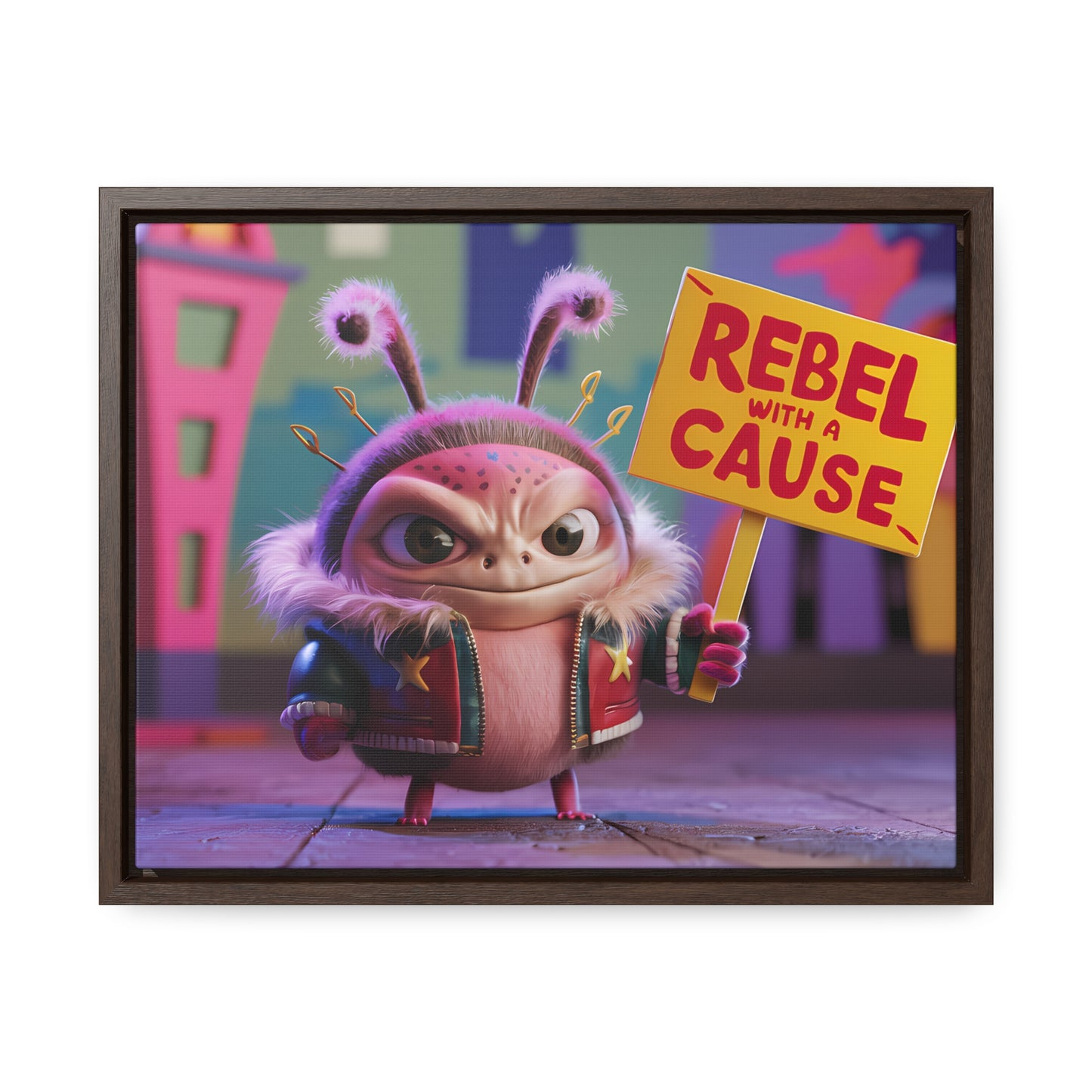 Rebel with a Cause - Gallery Canvas Wraps, Horizontal Frame