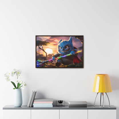 Guardian of the Enchanted Forest - Gallery Canvas Wraps, Horizontal Frame