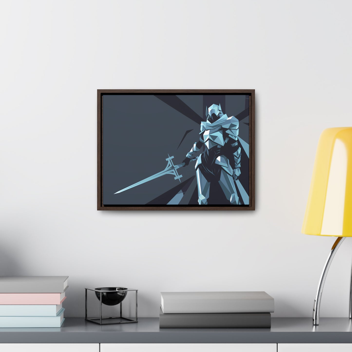 Knight of the Shattered Realm - Gallery Canvas Wraps, Horizontal Frame