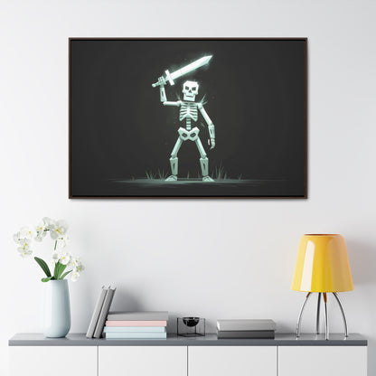 Rise of the Skeleton Warrior - Gallery Canvas Wraps, Horizontal Frame