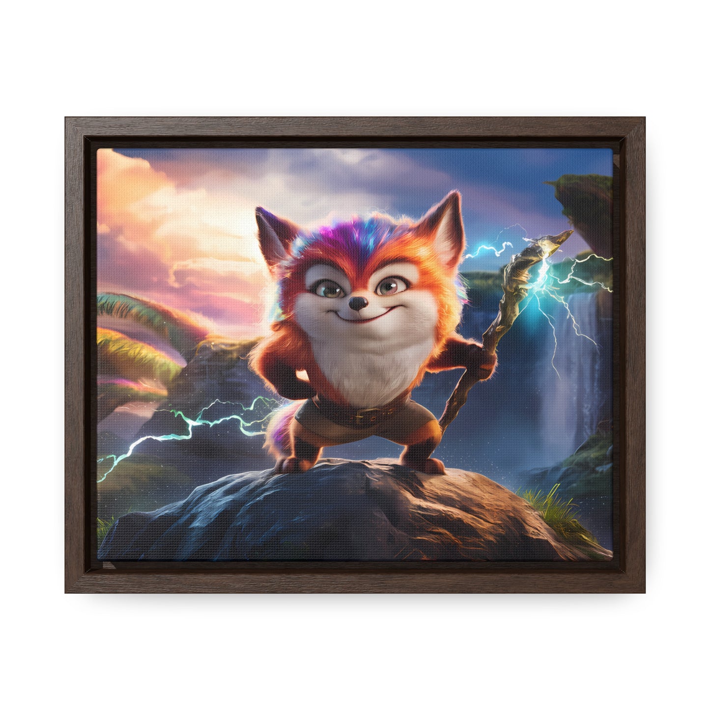 Guardian of the Mystic Grove - Gallery Canvas Wraps, Horizontal Frame