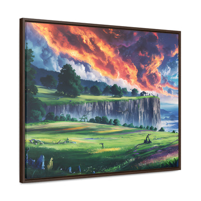 Edge of the Burning Sky - Gallery Canvas Wraps, Horizontal Frame