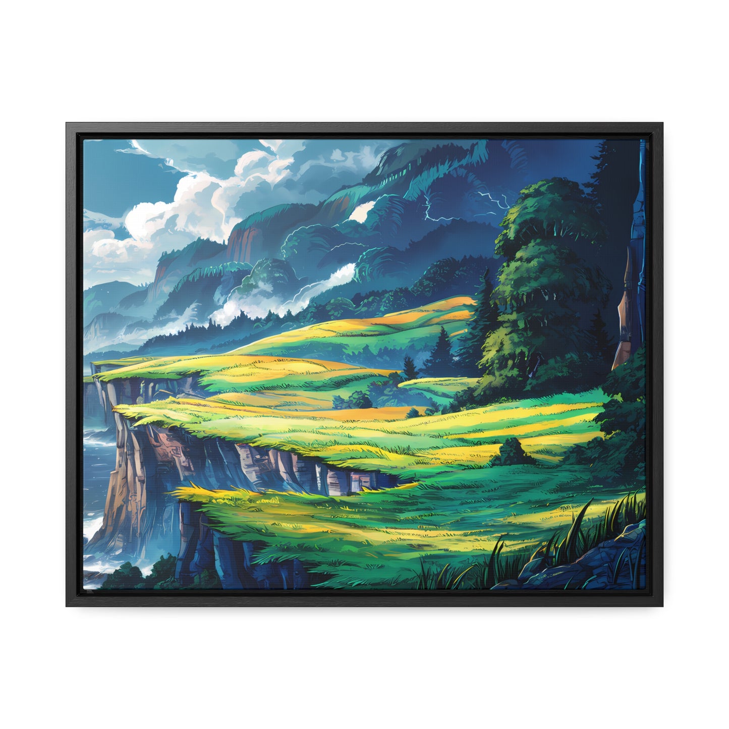 Edge of the Wild Coast - Gallery Canvas Wraps, Horizontal Frame