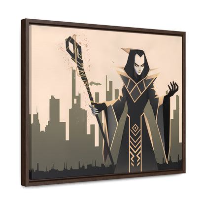 Shadow Sovereign of the Forsaken City - Gallery Canvas Wraps, Horizontal Frame