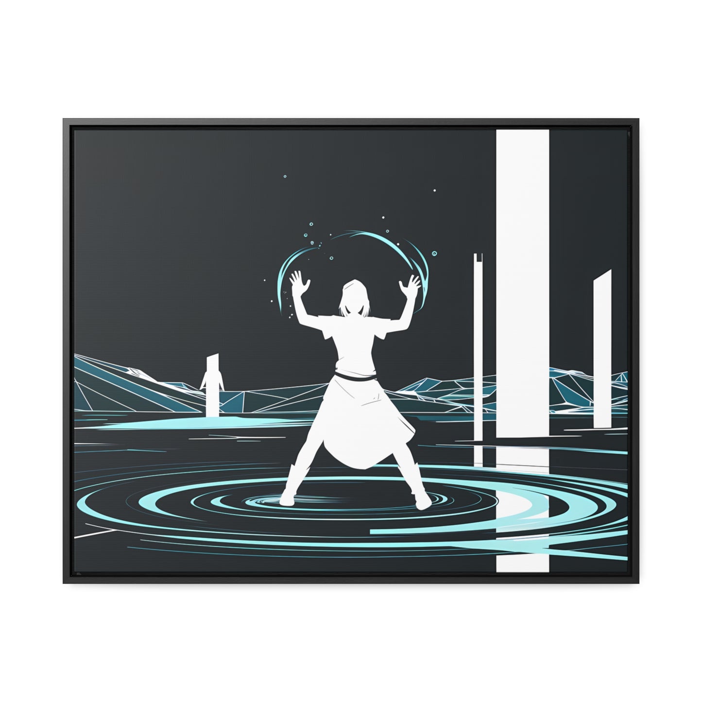 Resonance of the Void - Gallery Canvas Wraps, Horizontal Frame