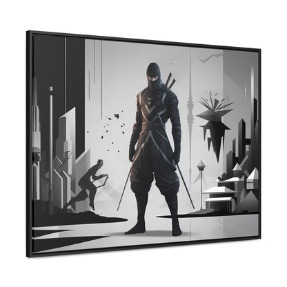 Shadowblade: The Silent Protector - Gallery Canvas Wraps, Horizontal Frame