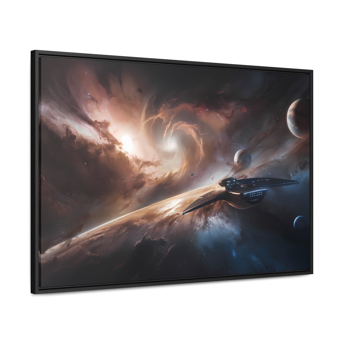 Voyage Through the Maelstrom of Stars - Gallery Canvas Wraps, Horizontal Frame