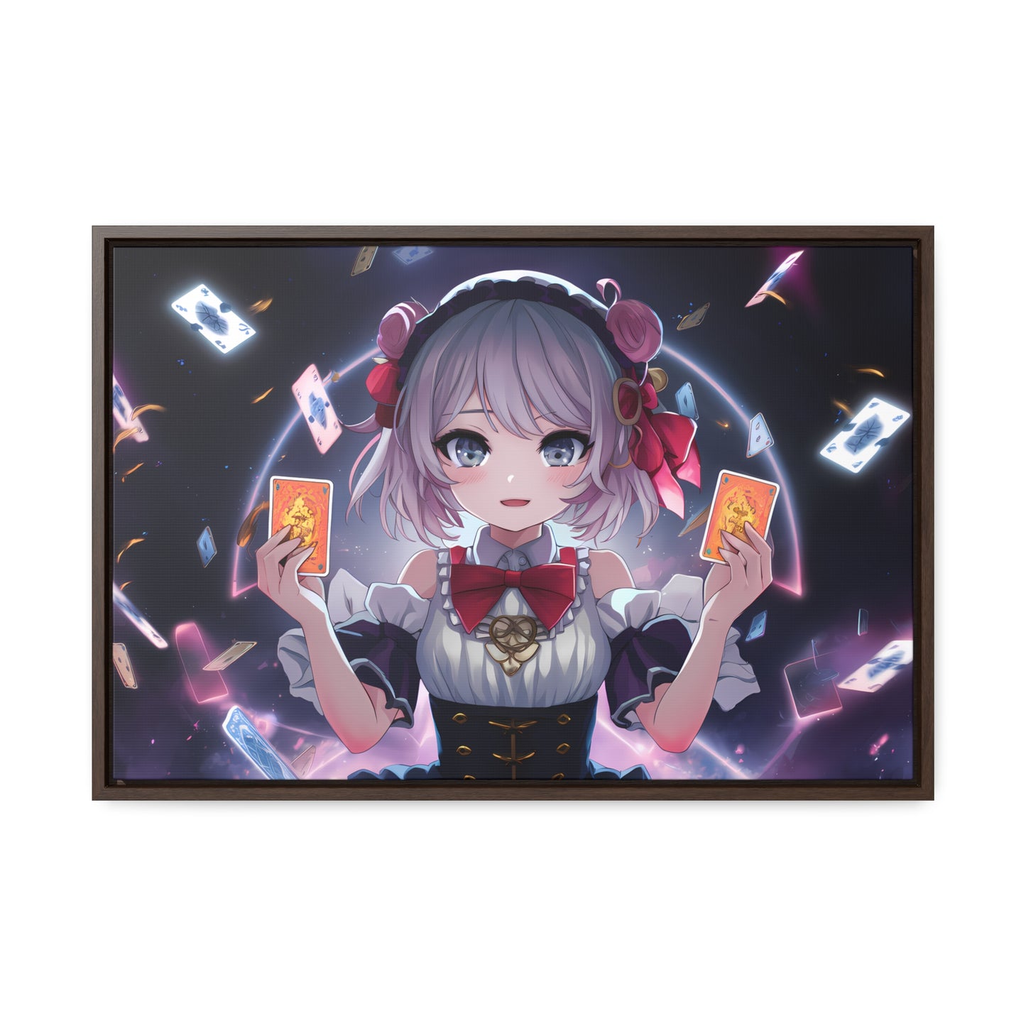 "Arcane Card Mastery" - Gallery Canvas Wraps, Horizontal Frame