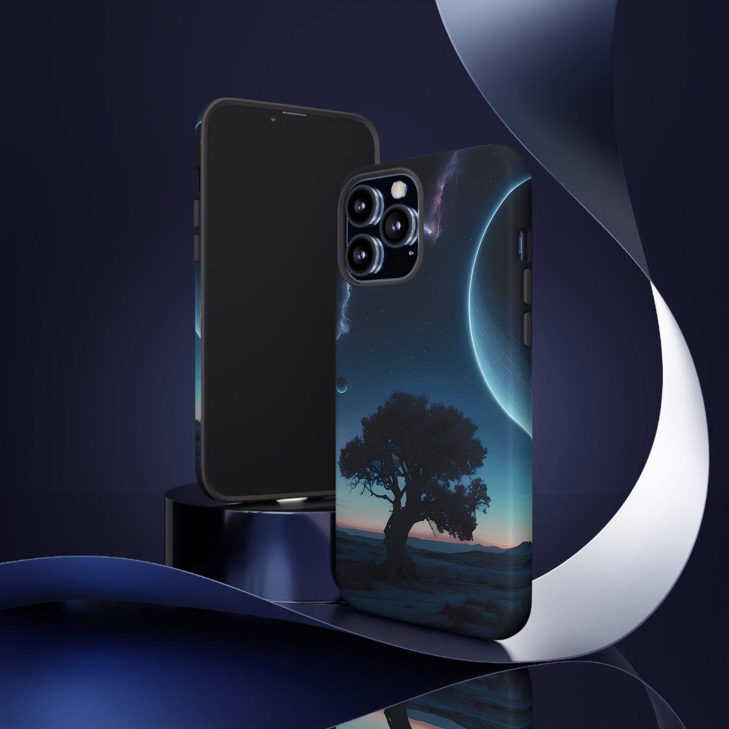 The Cosmos and a Tree - Smartphone Tough Cases