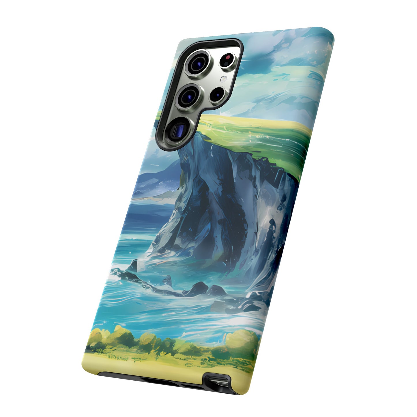 Anime Cliff by the Sea - Smartphone Tough Cases