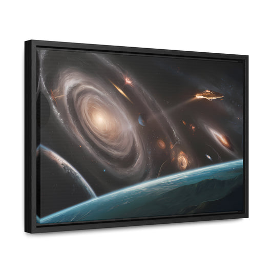 Galactic Odyssey - Gallery Canvas Wraps, Horizontal Frame