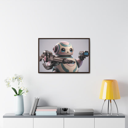 "Adorable Defender" - Gallery Canvas Wraps, Horizontal Frame