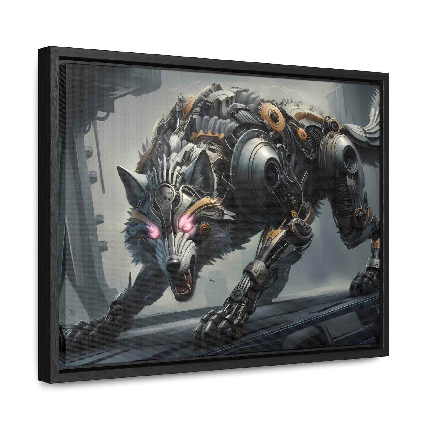 Cybernetic Alpha - Gallery Canvas Wraps, Horizontal Frame