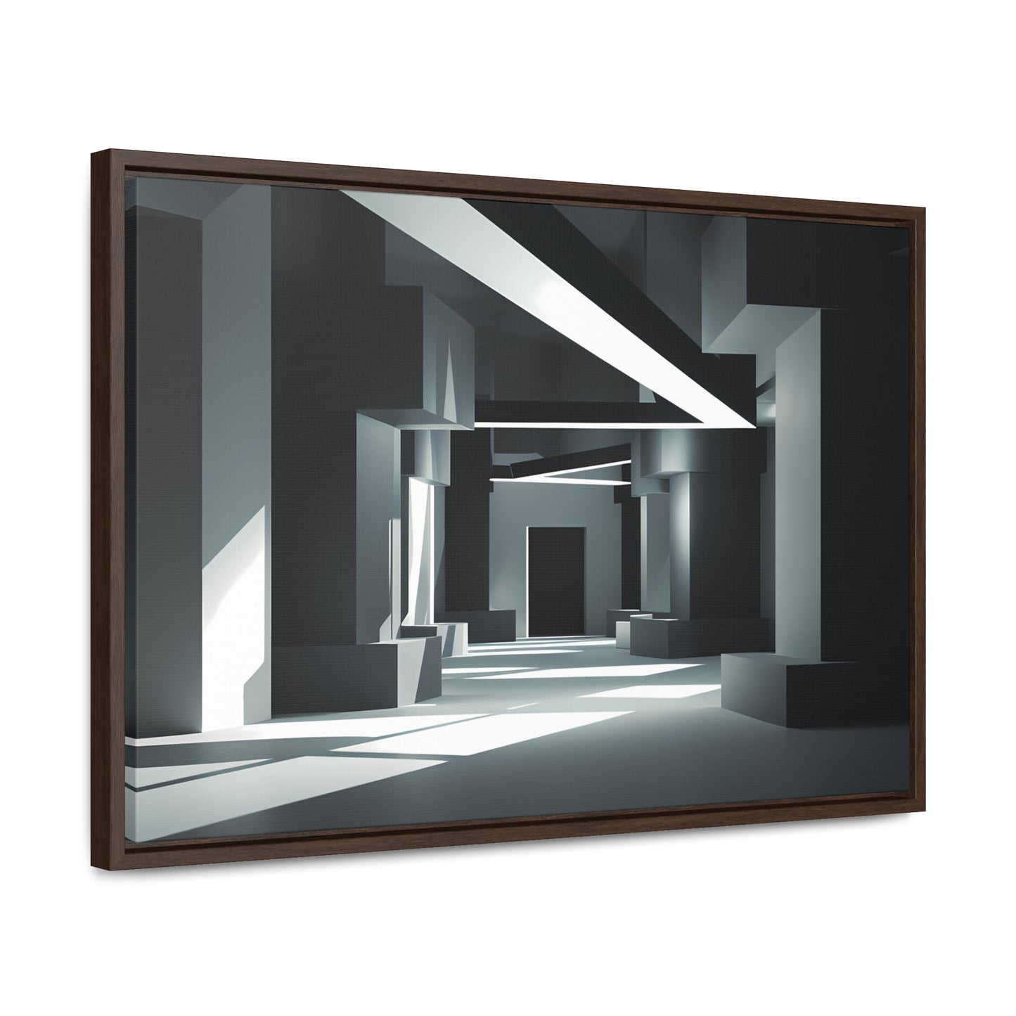 Echoes of Geometry - Gallery Canvas Wraps, Horizontal Frame