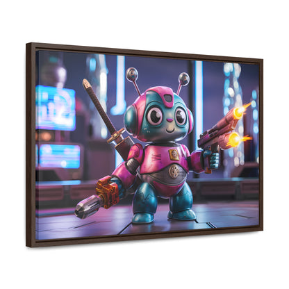 Robo-Samurai Defender - Gallery Canvas Wraps, Horizontal Frame