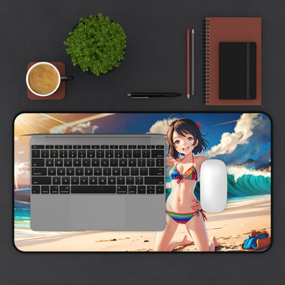 Summer Vibes at the Beach - Desk Mat