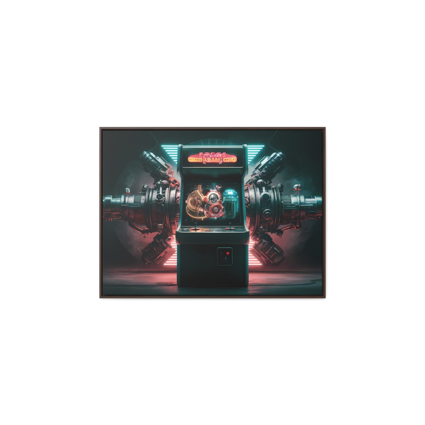 Quantum Arcade Revolution - Gallery Canvas Wraps, Horizontal Frame