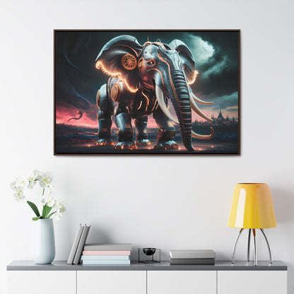 "Clockwork Titan" - Gallery Canvas Wraps, Horizontal Frame