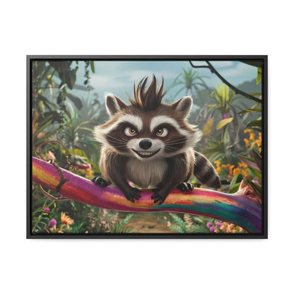 Jungle Mischief - Gallery Canvas Wraps, Horizontal Frame