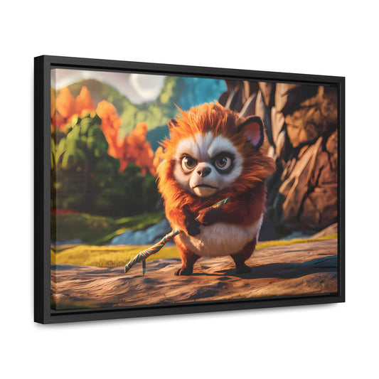 Guardian of the Enchanted Forest - Gallery Canvas Wraps, Horizontal Frame