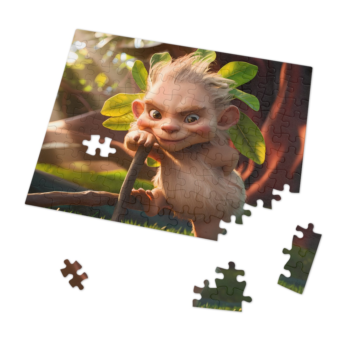 Forest Sprite Mischief - Jigsaw Puzzle (30, 110, 252, 500,1000-Piece)