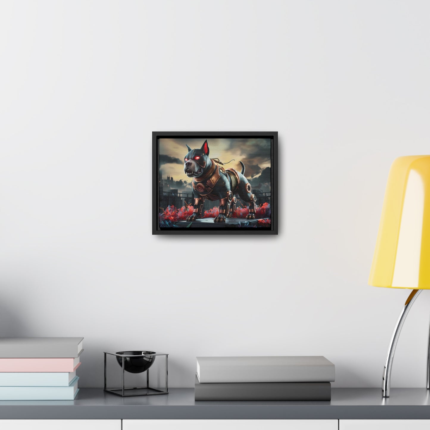 Cyberhound Sentinel - Gallery Canvas Wraps, Horizontal Frame