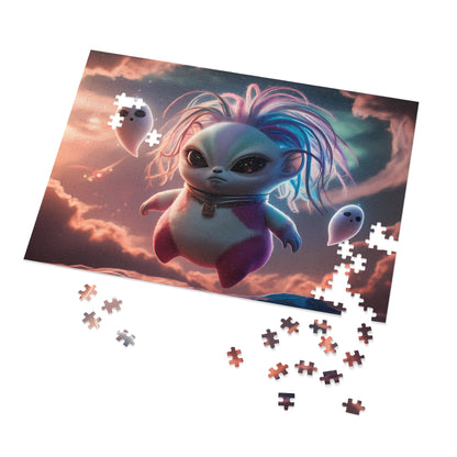 Galactic Spirit Guardian in the Ethereal Realm - Jigsaw Puzzle (30, 110, 252, 500,1000-Piece)