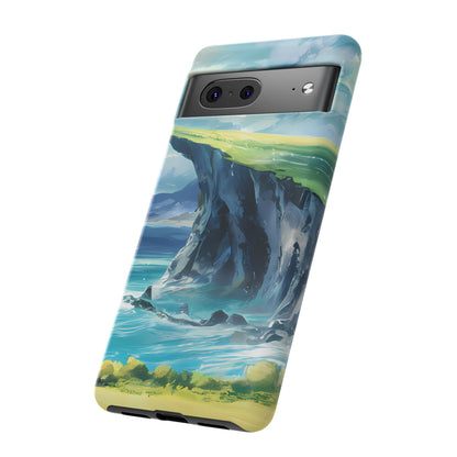 Anime Cliff by the Sea - Smartphone Tough Cases