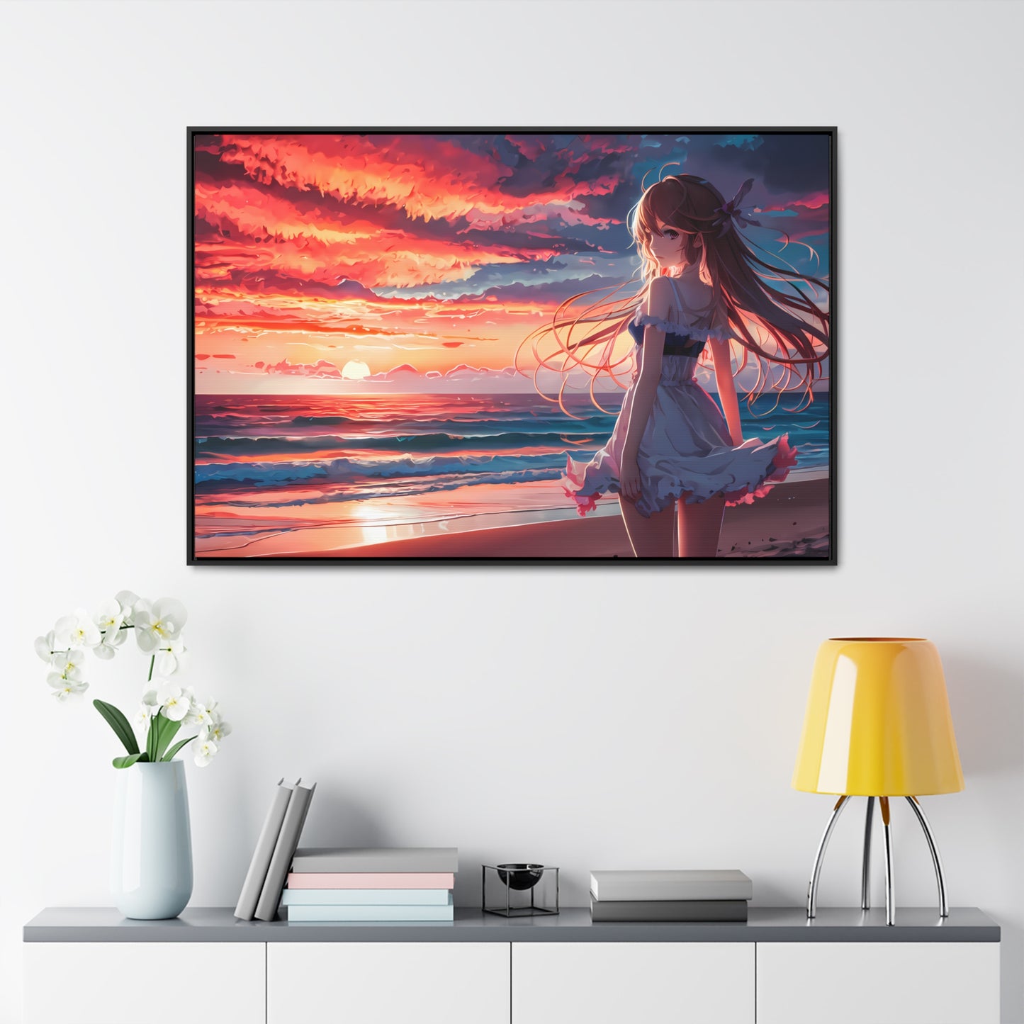 Sunset Reverie - Gallery Canvas Wraps, Horizontal Frame