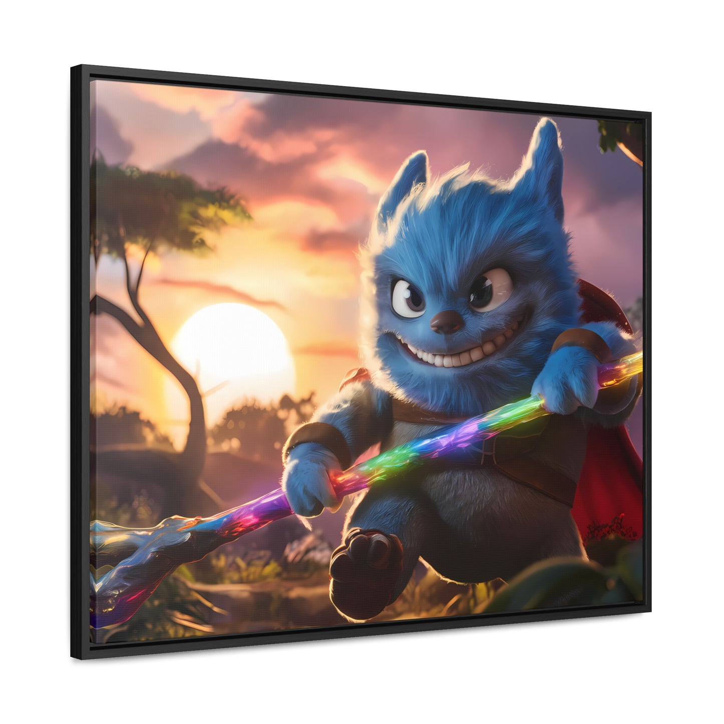 Guardian of the Enchanted Forest - Gallery Canvas Wraps, Horizontal Frame