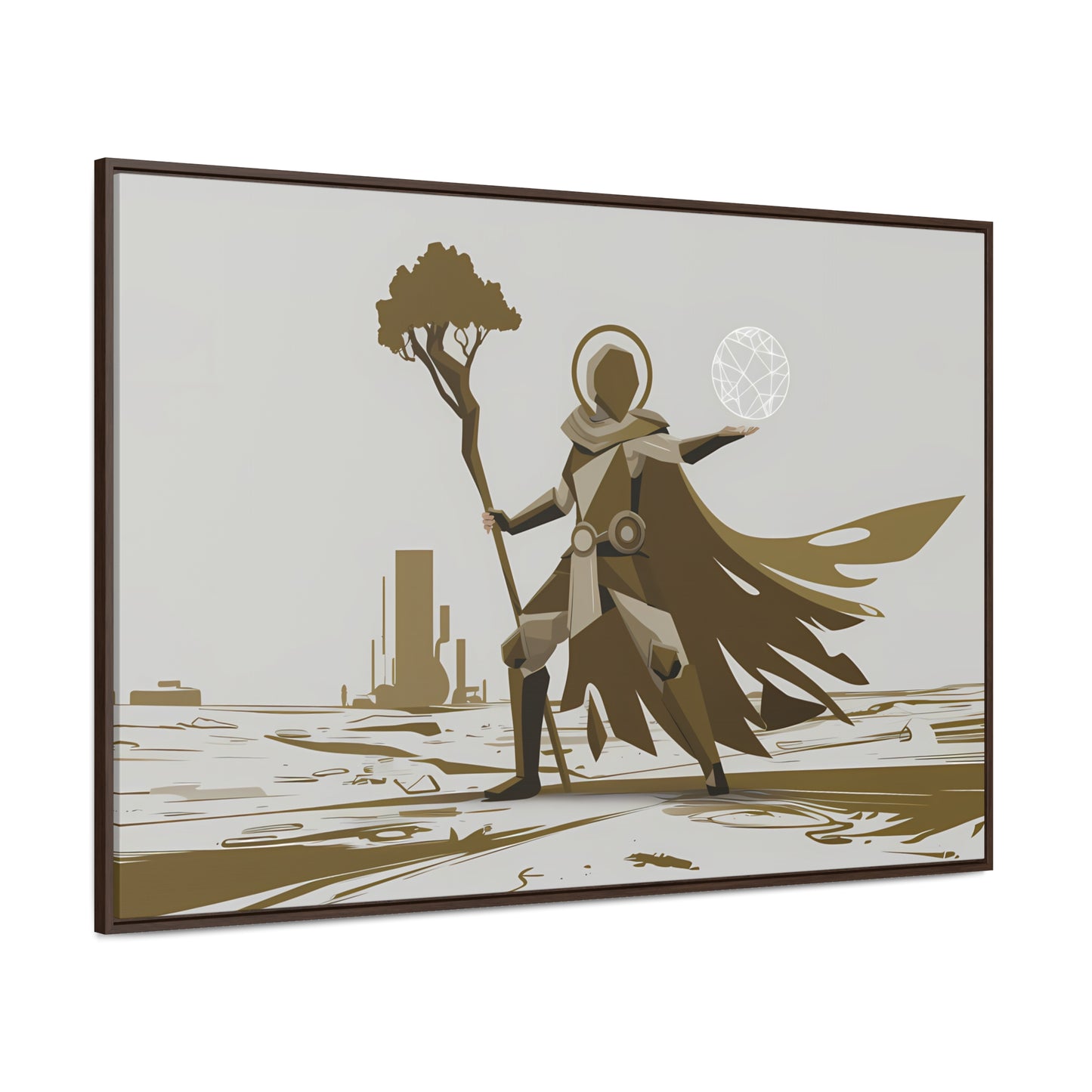 Guardian of the Wasteland - Gallery Canvas Wraps, Horizontal Frame