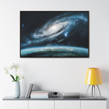 Celestial Spiral - Gallery Canvas Wraps, Horizontal Frame