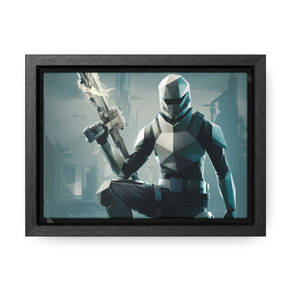 Guardian of the Futuristic Citadel - Gallery Canvas Wraps, Horizontal Frame