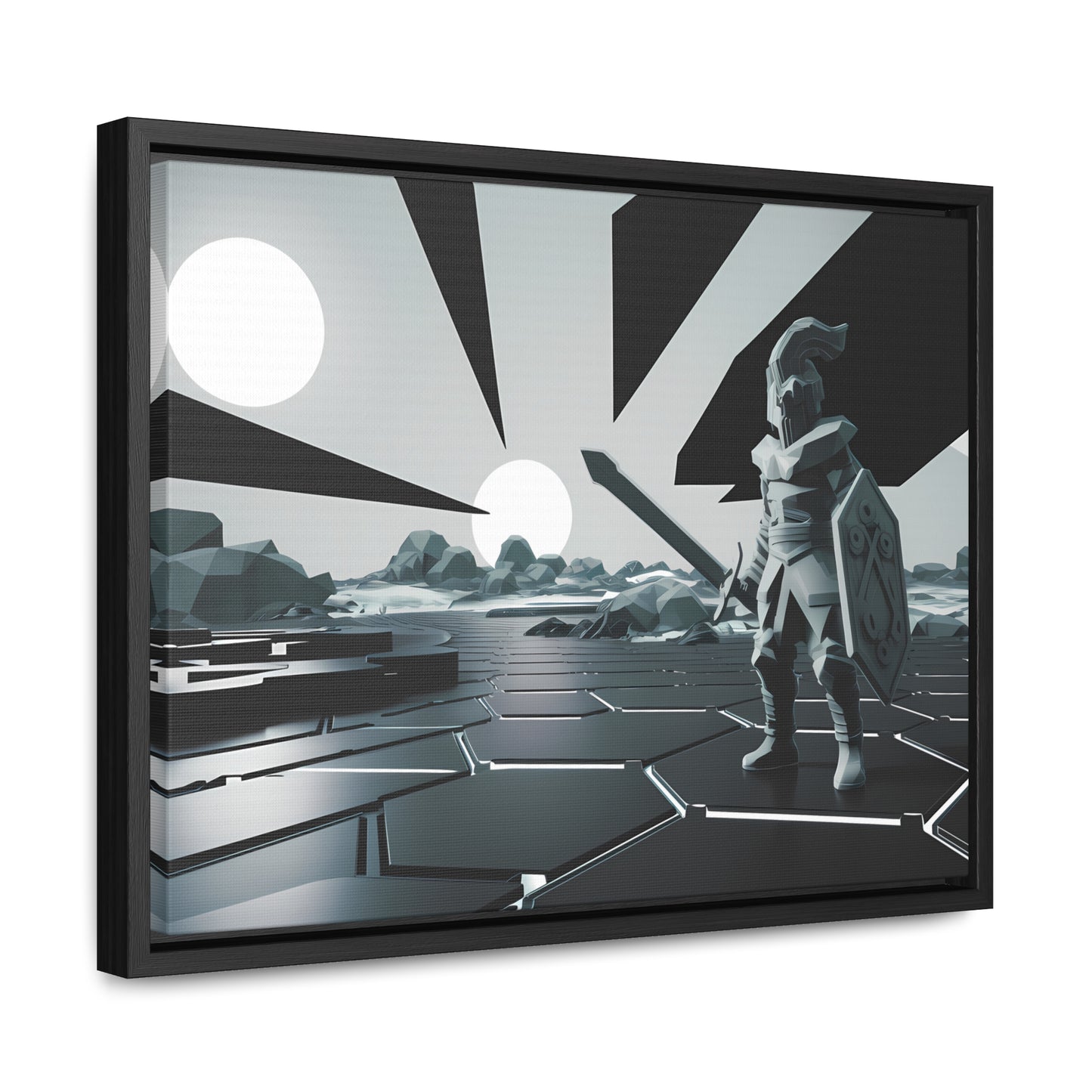 Guardian of the Twin Suns - Gallery Canvas Wraps, Horizontal Frame