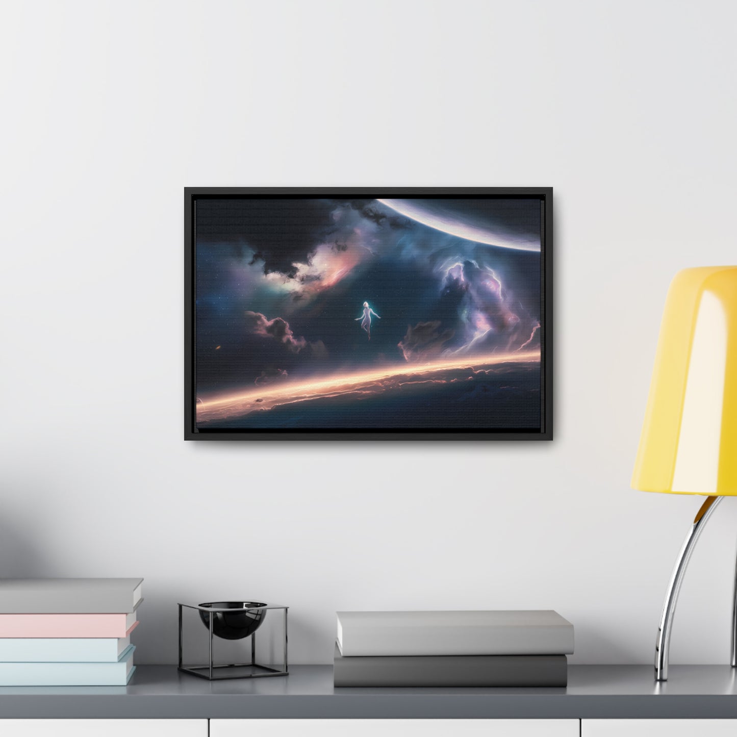 Ascension Beyond the Horizon - Gallery Canvas Wraps, Horizontal Frame