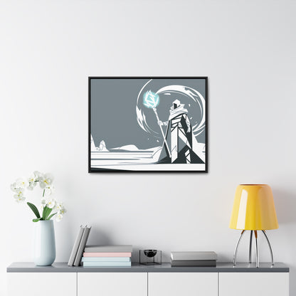 Mage of the Frozen Wastes - Gallery Canvas Wraps, Horizontal Frame