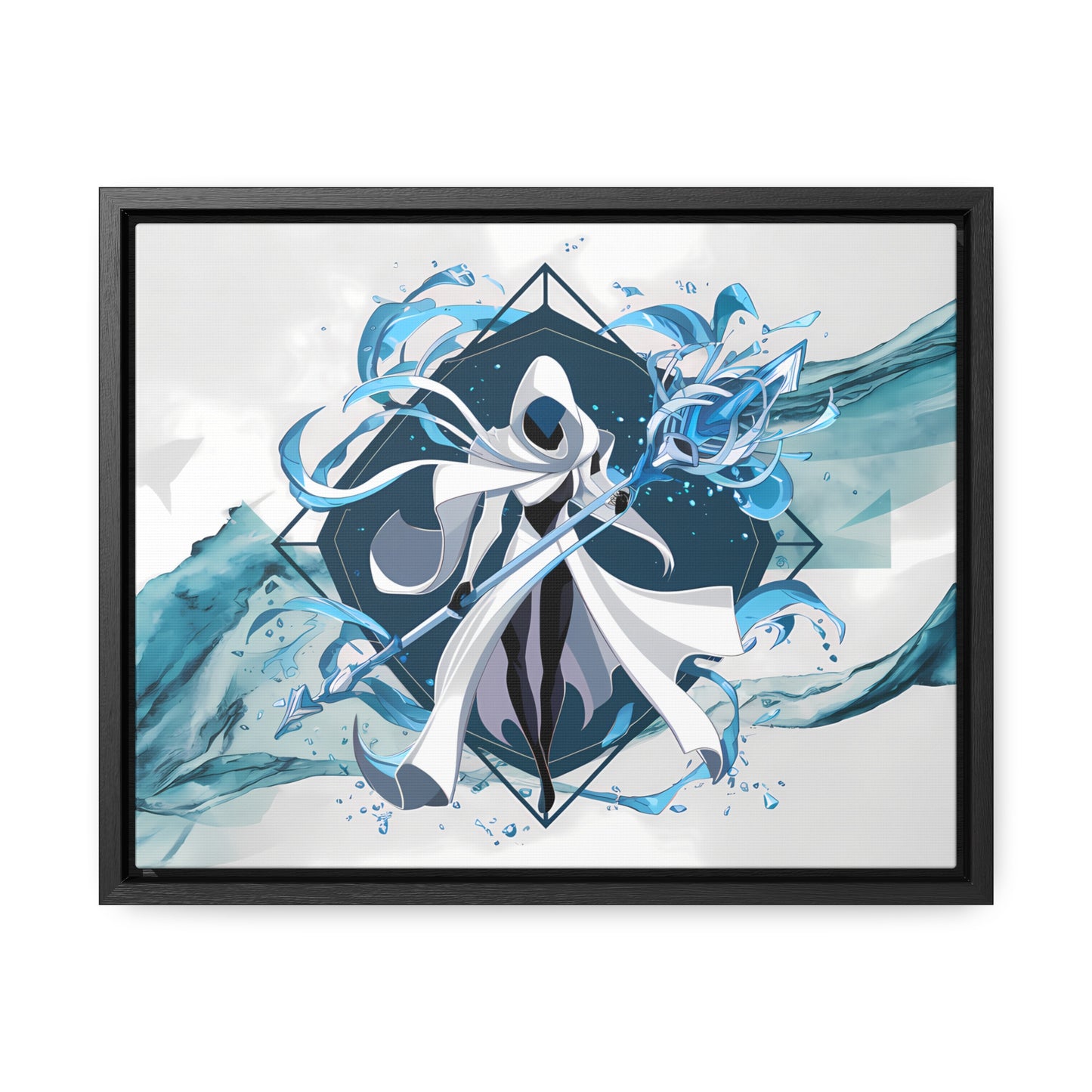 Ethereal Sentinel of the Tides - Gallery Canvas Wraps, Horizontal Frame