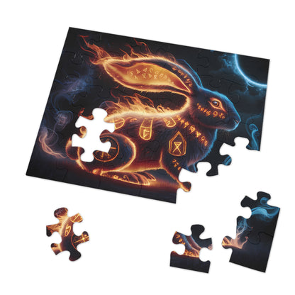 Runes of the Fire Hare - Jigsaw Puzzle (30, 110, 252, 500,1000-Piece)