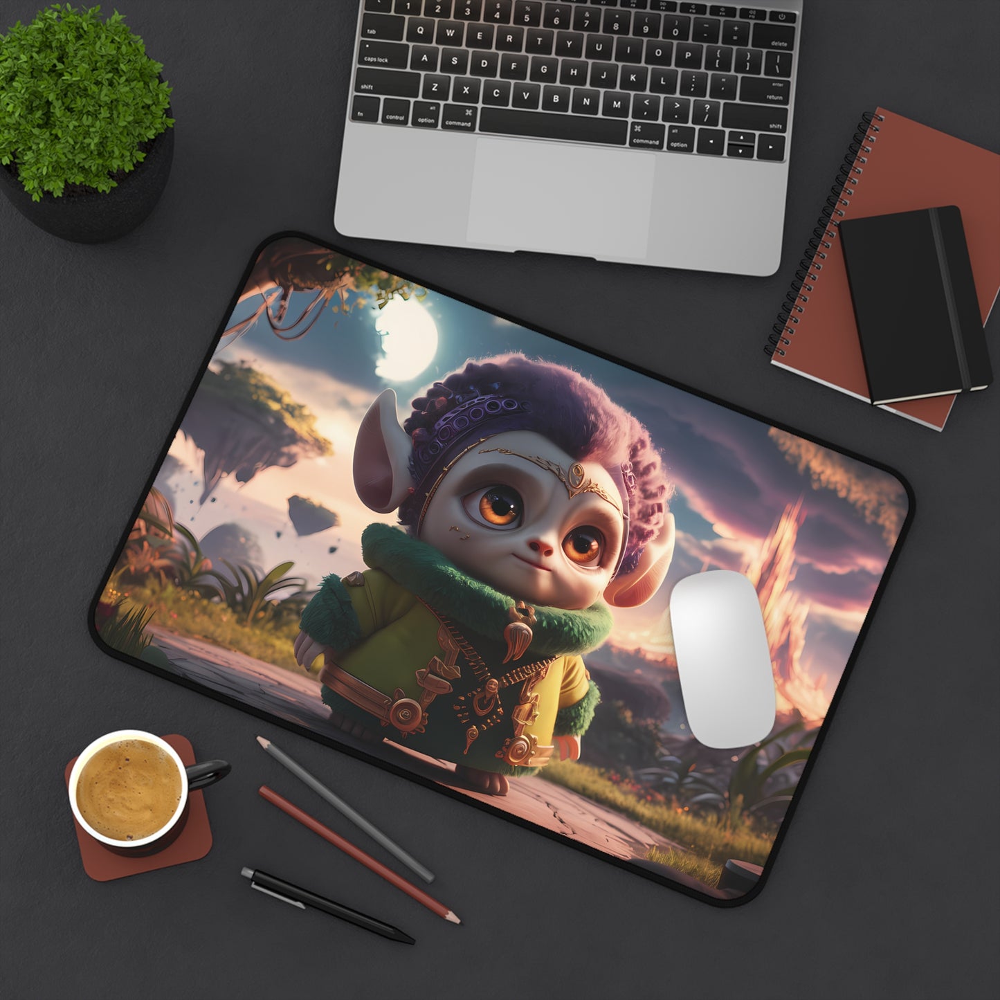 Cute Alien Ambassador - Desk Mat