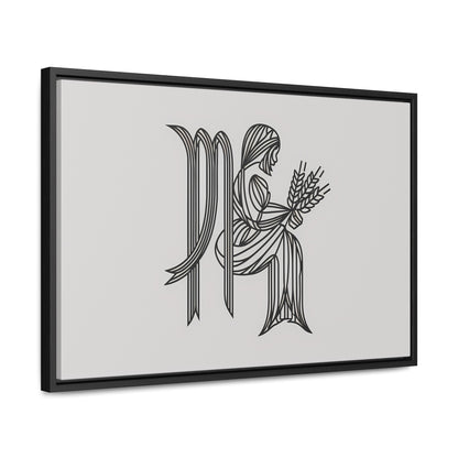 Virgo Lines - Gallery Canvas Wraps, Horizontal Frame